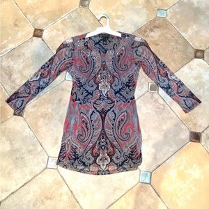 Paisley Tunic Blouse